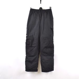 Mambosok Black Nylon Snow Pants Winter Ski Pants